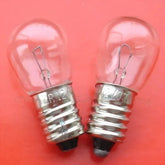 10pcs miniature lamp 12v 0.7a E10 base clear bulb set